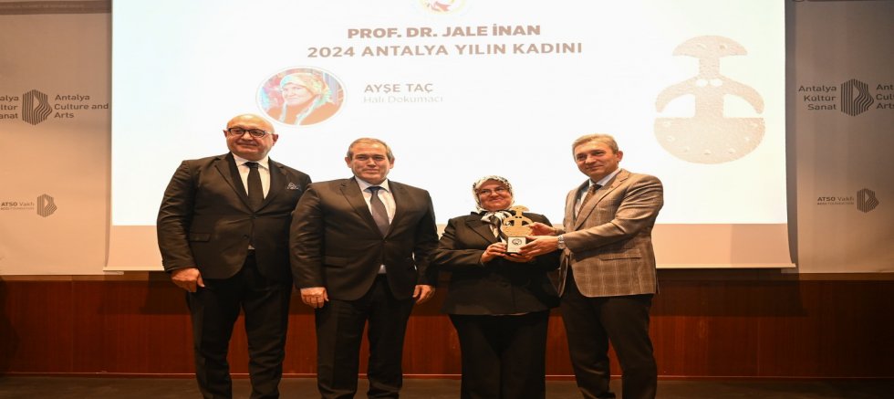 JALE İNAN 2024 ANTALYA YILIN KADINI ÖDÜL TÖRENİ GERÇEKLEŞTİRİLDİ